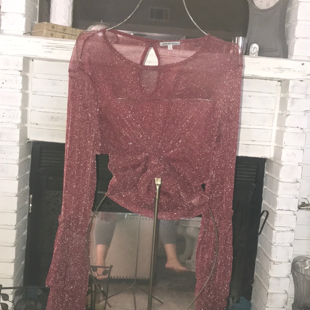 Selena Quintanilla inspired sheer blouse